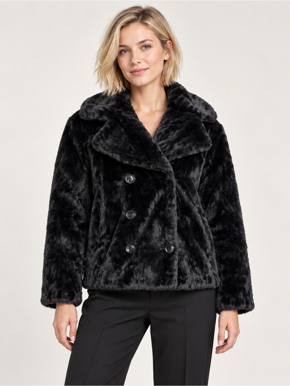 80. BERNARDO FAUX FUR JACKET